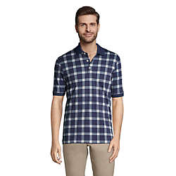Men's Short Sleeve Jacquard Super Soft Supima Polo Shirt, Front