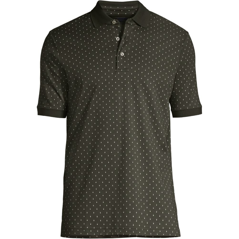 Men's Short Sleeve Jacquard Super Soft Supima Polo Shirt