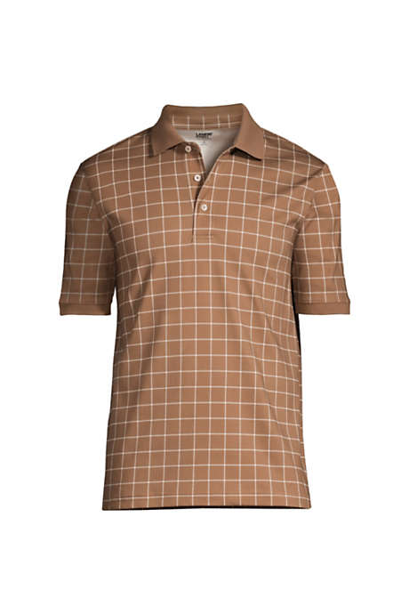 Men's Short Sleeve Jacquard Super Soft Supima Polo Shirt