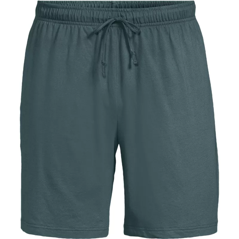 Men's Knit Jersey Pajama Shorts, Front
