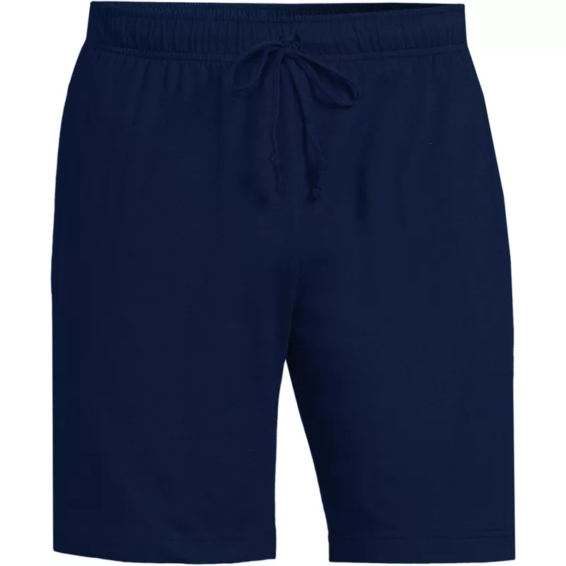 Men's Big Knit Jersey Pajama Shorts, Front