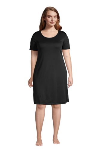 plus size cotton dresses with sleeves