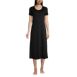 Women's Supima Cotton Short Sleeve Midcalf Nightgown Dress, Front