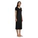 Women's Supima Cotton Short Sleeve Midcalf Nightgown Dress, alternative image