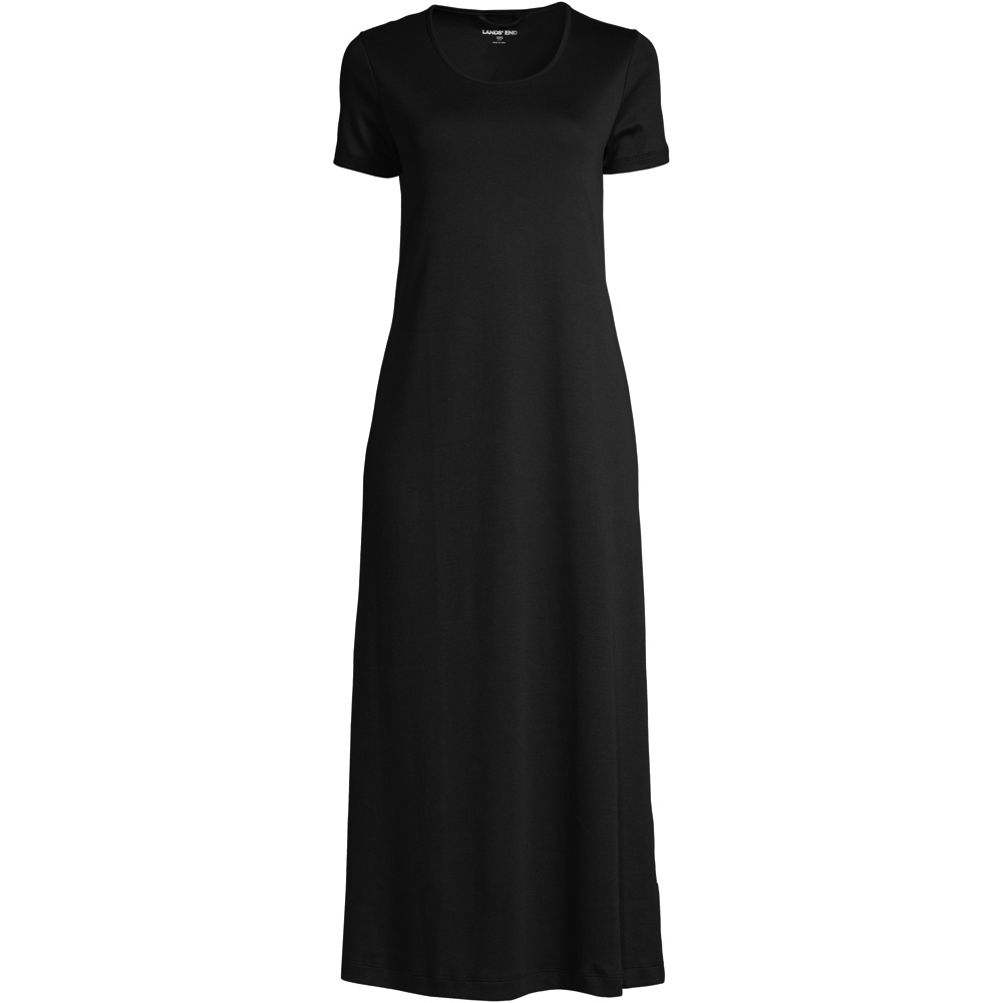 Women's Supima Cotton Short Sleeve Midcalf Nightgown Dress