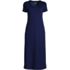 Women's Tall Supima Cotton Short Sleeve Midcalf Nightgown Dress, Front