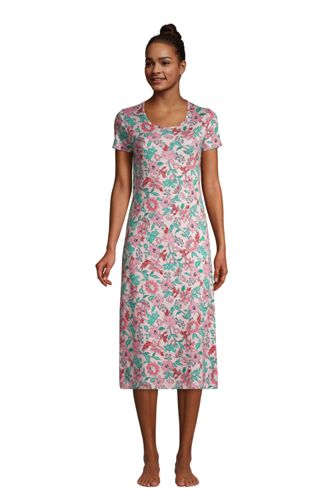 floral square neck tie front dress