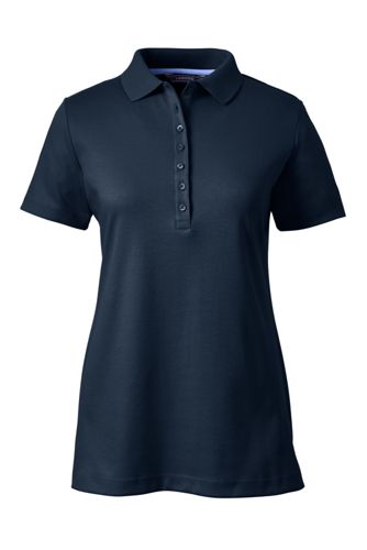 women's pima cotton polo shirts