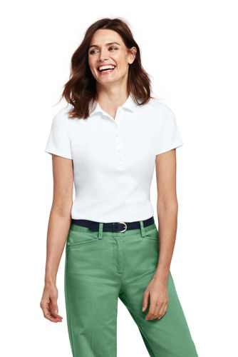 Women's Pima Cotton Polo Shirt | Lands' End