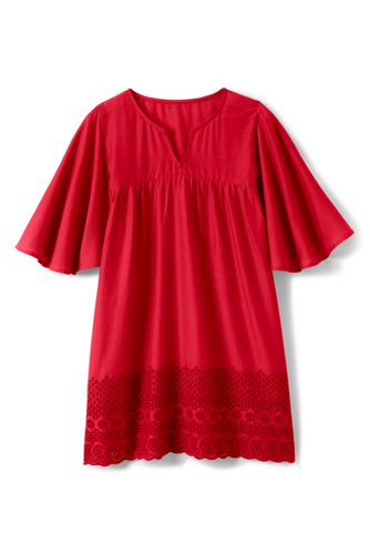 La Robe De Plage à Broderie Anglaise Fille Lands End