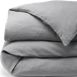 Garment Washed Flax Linen Breathable Duvet Bed Cover, alternative image