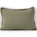 Garment Washed Flax Linen Breathable Pillow Sham, alternative image