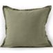 Garment Washed Flax Linen Breathable Pillow Sham, alternative image