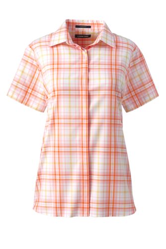 Women's Print Supima Non-iron Short Sleeve Shirt