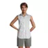 Women's Petite No Iron Supima Cotton Sleeveless Shirt, Front