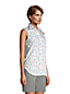 Ärmellose Supima Bügelfrei-Bluse mit Muster für Damen image number 2