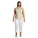 Women's Plus Size No Iron Supima Cotton Sleeveless Shirt, alternative image