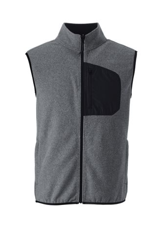 zip up fleece vest