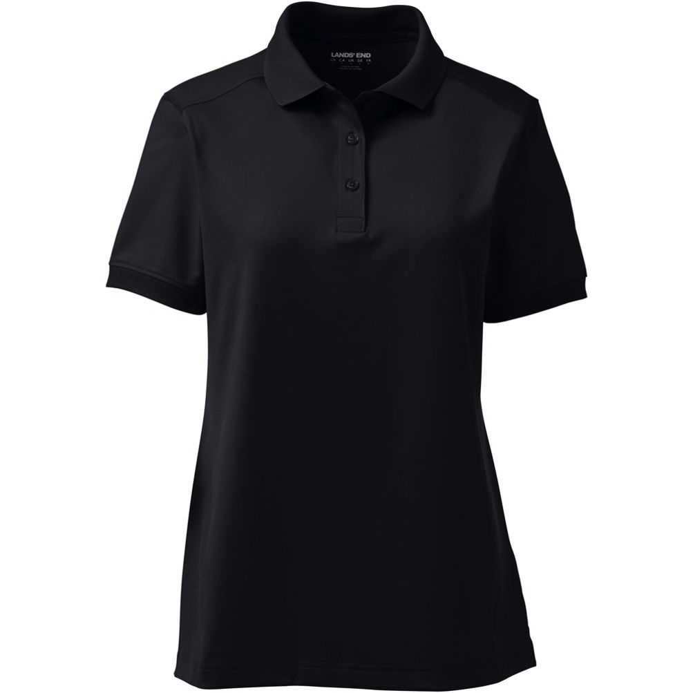 Women's black 2025 polo shirt