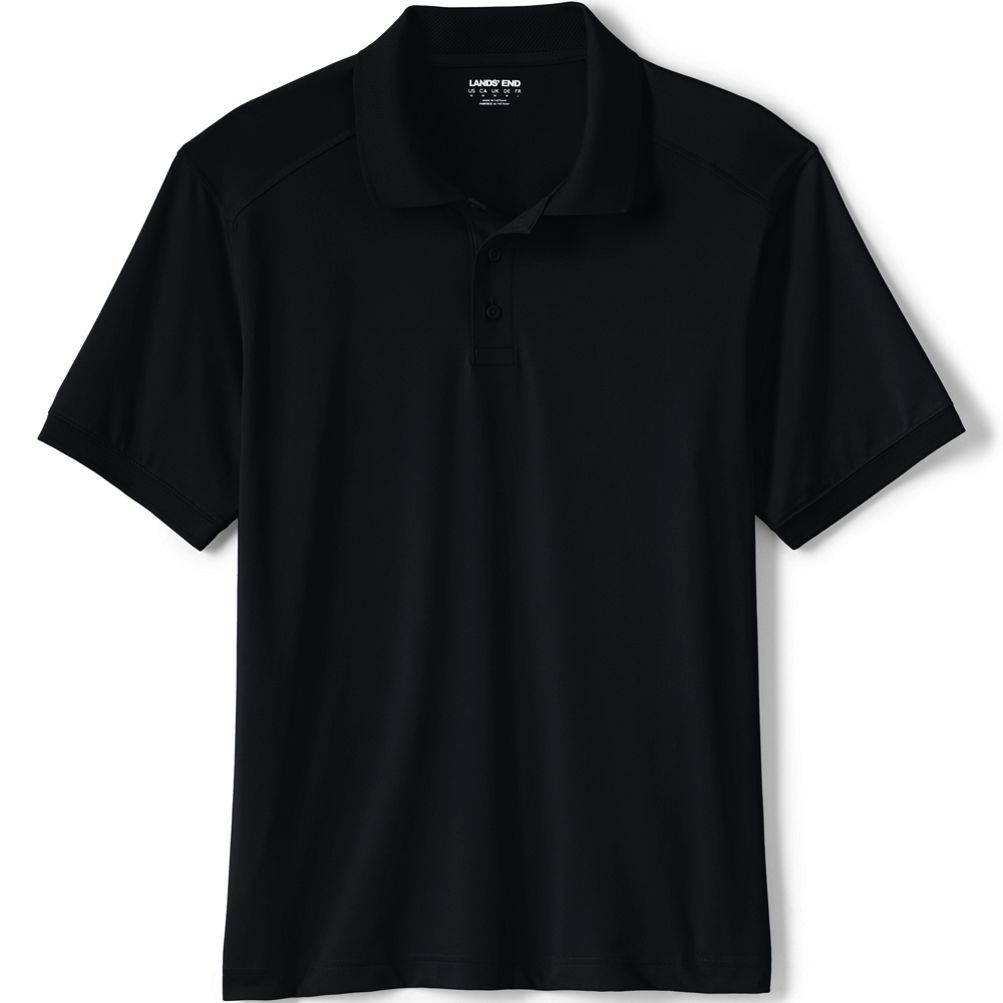 Men s Short Sleeve Rapid Dry Polo Shirt Lands End