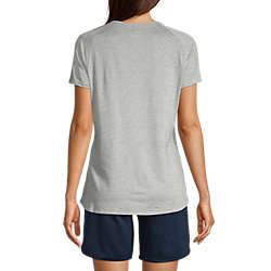 Women's Short Sleeve Active Gym T-shirt, Back