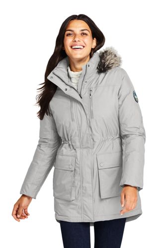 womens waterproof parka with fur hood