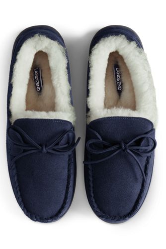 lands end shearling slippers