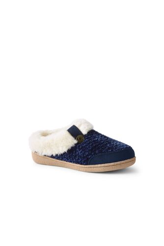 fuzzy clog slippers