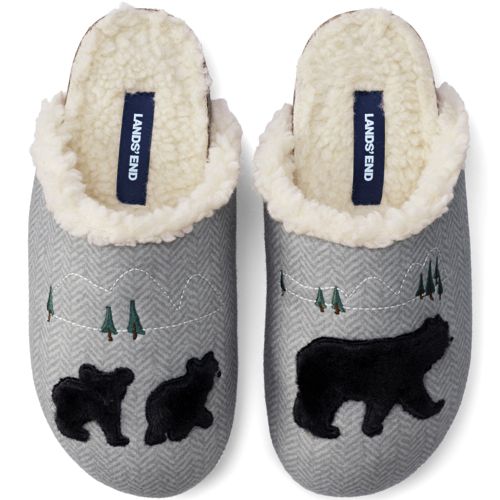 Lands end mens hot sale bedroom slippers