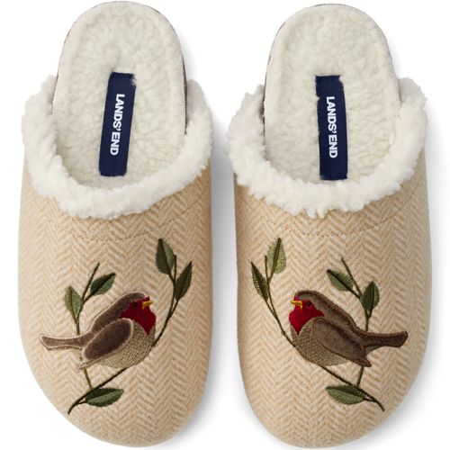 Lands end sheepskin on sale slippers