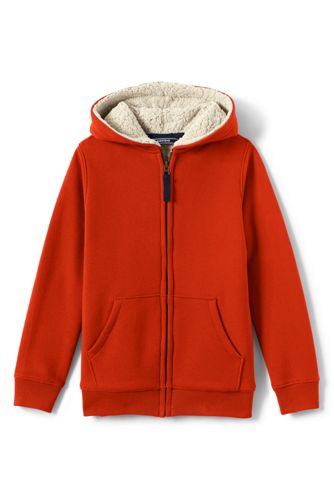 sherpa lined boys hoodie