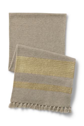 tan knit scarf