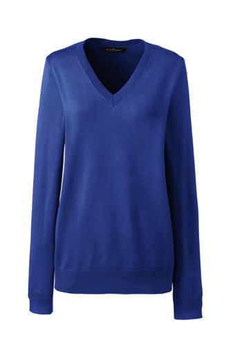 Women's Performance V-neck Sweater | Lands' End