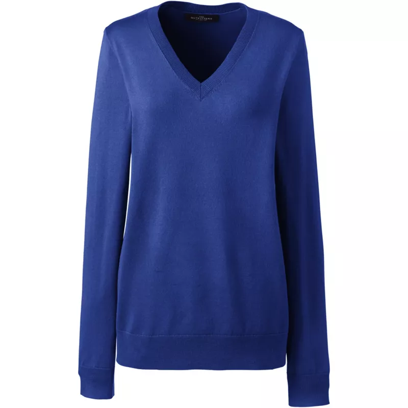 Women's Plus Performance V-neck Sweater, Front