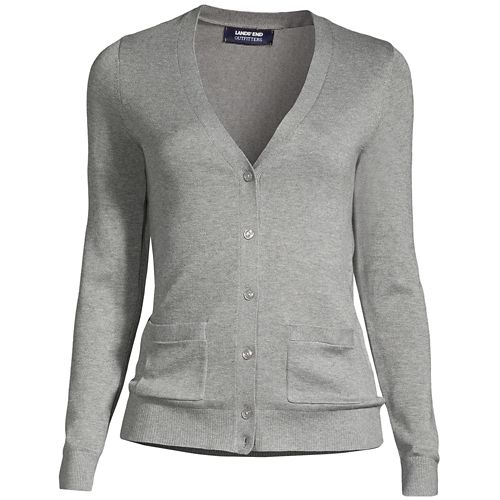 Women's Cotton Modal Long Sleeve V-neck Cardigan Sweater