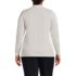 Women Plus Size Cotton Modal V-neck Cardigan Sweater, Back