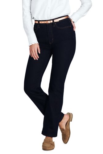 lands end women's jeans straight leg