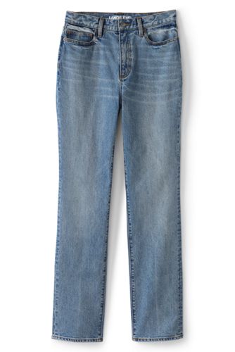 lands end straight leg jeans