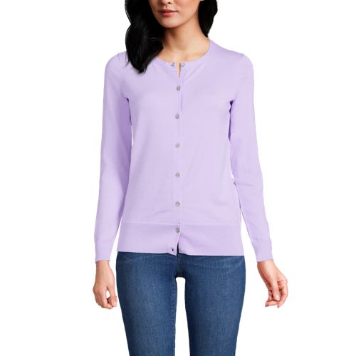 Le Cardigan Fines Mailles Supima, Femme Stature Standard image number 0