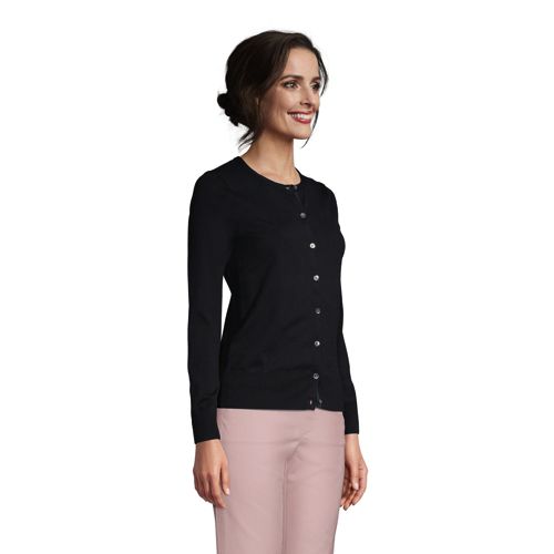 Le Cardigan Fines Mailles Supima, Femme Stature Standard image number 2