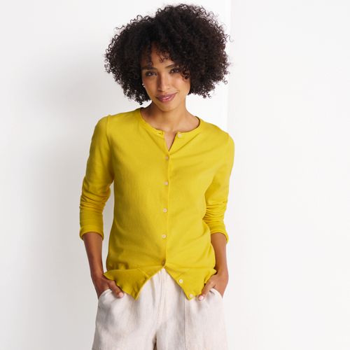 Petite mustard outlet cardigan