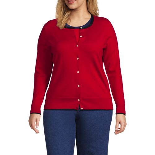 Lands end plus hot sale size cardigans