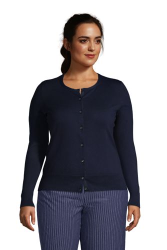 lands end women's supima cardigan sweater