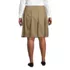School Uniform Women's Plus Size Box Pleat Skirt Top of Knee, Back