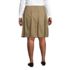 Women's Plus Size Box Pleat Skirt Top of Knee, Back