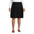 Women's Plus Size Box Pleat Skirt Top of Knee, Front