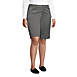 Women's Plus Size Plain Front Blend Chino Shorts, alternative image