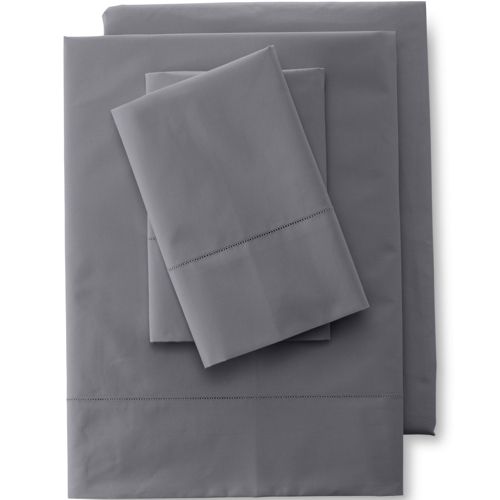 Land’s End 300 Thread Count Premium Supima Cotton Percale Bed Sheet Set