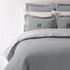 Luxe Supima Cotton Heathered Flannel Duvet Bed Cover - 6oz, alternative image