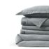 Luxe Supima Cotton Heathered Flannel Duvet Bed Cover - 6oz, Front
